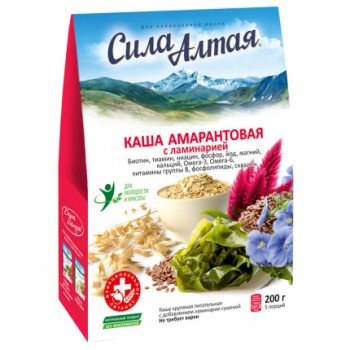 АМАРАНТОВАЯ КАША С ЛАМИНАРИЕЙ 200 г.