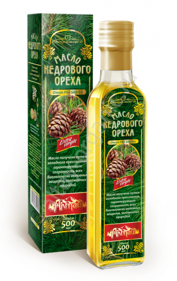 Масло кедрового ореха "Алтай" 500 мл